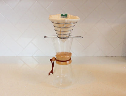 Video demo of ACE Brewer steep-and-filter process in glass server